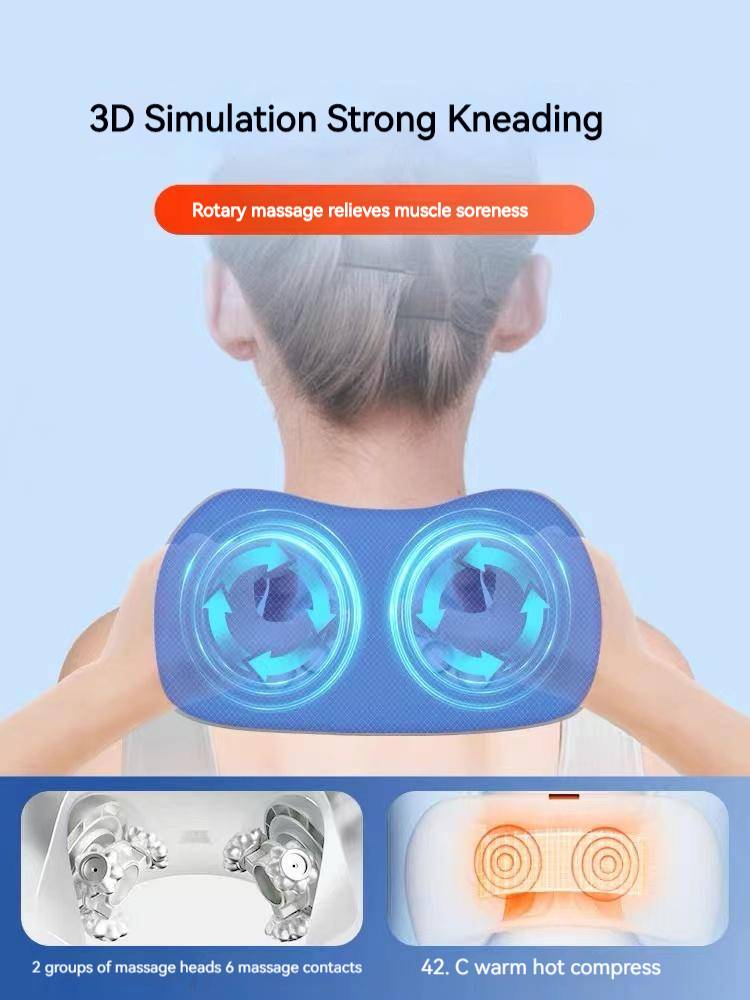Veluvia™ Travel Neck Massager Pro with Memory Foam