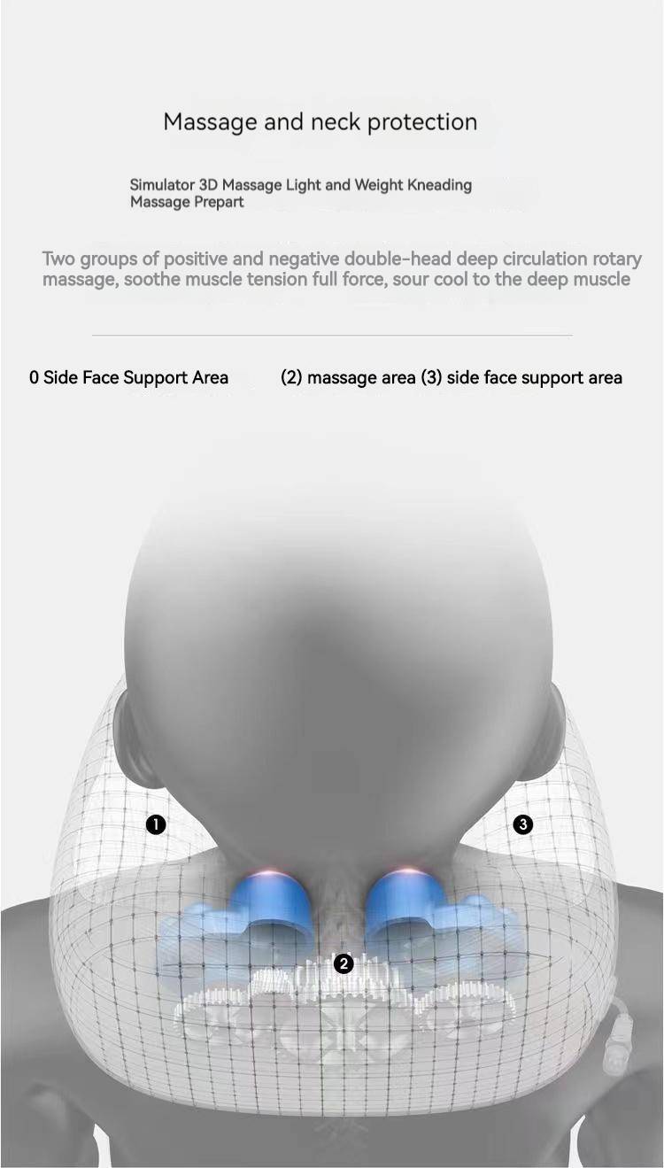 Veluvia™ Travel Neck Massager Pro with Memory Foam
