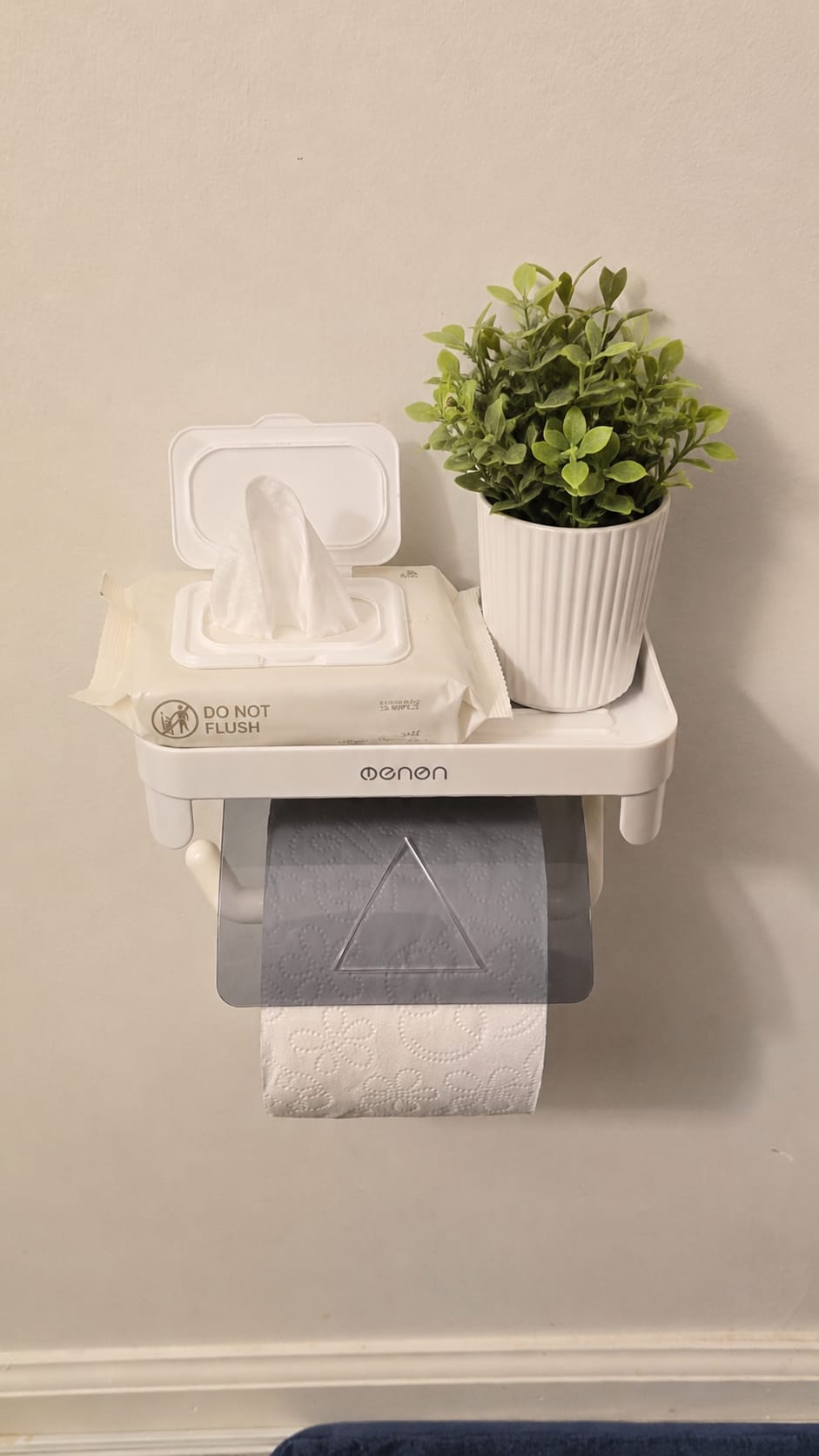 Waterproof Plastic Toilet Paper and Towel Holder