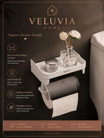 Waterproof Plastic Toilet Paper and Towel Holder